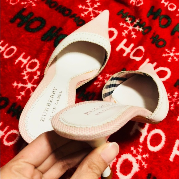 Authentic Burberry Blue Label 3”heels PointySandal - Picture 7 of 8